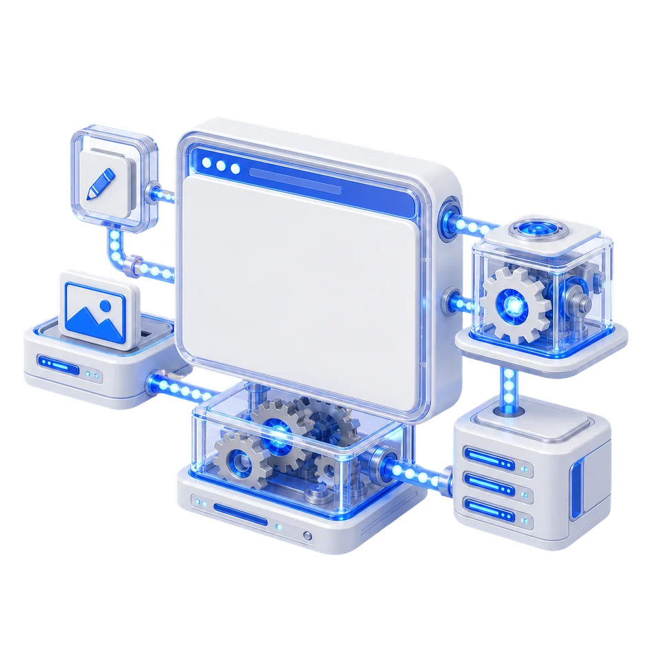 Modulares 3D-System für die Umsetzungsphase bei WebArs